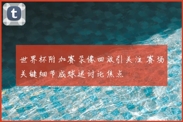 世界杯附加赛录像回放引关注 赛场关键细节成球迷讨论焦点